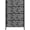 Black Stripe 2, variant on QinaQin 1PC Metal Privacy Screen Outdoor,Freestanding Decorative Room Divider with Rust-Resistant Powder Coating,Geometric
