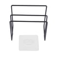thumbnail image 1 of Soporte para tabla de cortar con tapa autoadhesiva de pared, organizador de cocina (negro), 1 of 7