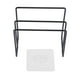 thumbnail image 1 of Soporte para tabla de cortar con tapa autoadhesiva de pared, organizador de cocina (negro), 1 of 7