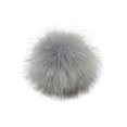 thumbnail image 2 of DIY Knitting Hats Accessires-Faux Fake Fur Pom Pom Ball with Press Button, 2 of 3