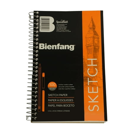 Bienfang Sketching Paper Pad, 5.5u0022 x 8u0022