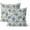 Blue Green Yellow Flower, variant on Boho Sage Green Throw Pillow Covers 24x24 Inch 2 Pcs Navy Blue Vintage Floral Decor Pillow Covers Flower Spring Summer Seasonal Outdoor Decorative Pillowcase Linen Cushion Cover for Couch Sofa
