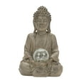 thumbnail image 3 of Estatua de Buda decorativa con luz Strade Fareast Limited 17,5 cm x 10 cm x 28 cm, 3 of 8