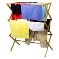 thumbnail image 5 of Ditangy Wooden Clothes Drying Rack for Laundry - Collapsible Folding Bamboo Laundry Drying Rack for Drying Clothes - Heavy Duty Pre Assembled, 5 of 6