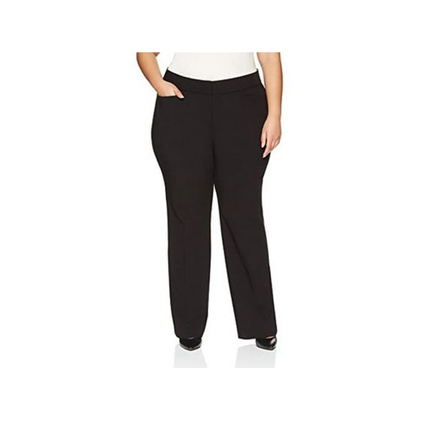 Lark & Ro - Brand - Lark & Ro Women's Plus Size Bootcut Trouser Pant: Curvy  Fit, B... - Walmart.com - Walmart.com