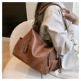 thumbnail image 4 of FALAN MULE Crossbody Bag for women Soft PU Leather Shoulder Bags Handbags Purses Multi Pocket Tote Bag, 4 of 5