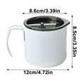 thumbnail image 3 of JingChun Coffee Mug with Handle, Stainless Steel Travel Coffee Mug with Lid, Vacuum Metal Coffee Cup, Coffee Tumbler Powder Coated, 3 of 6