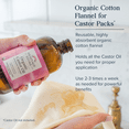 thumbnail image 2 of Heritage Store Cotton Organic Flannel | Use in Castor Oil Pack | Natural & Unbleached, Sewn in USA | Reusable | 13 x 15, 2 of 6
