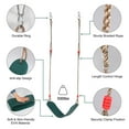 thumbnail image 5 of RedSwing Kids Belt Swing Seat and Plastic Climbing Rope Swing for Outside Playground, Safe Playground Swing Set Replacement for Children's Indoor and Outdoor Play, 330 Pounds Capacity - Green, 5 of 9