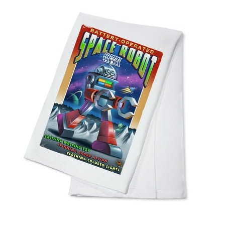

Space Robot (100% Cotton Tea Towel Decorative Hand Towel Kitchen and Home)