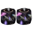 thumbnail image 2 of Fabric Ribbons, Gradient Color Tulle Roll Spool Feather Pattern Flexible Durable  For Clothing Decoration For Gift Ribbon White,Black, 2 of 8