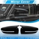 thumbnail image 3 of 1 par de tapa de espejo lateral negro brillante de reemplazo para BMW Serie 3 G20 320i 325i 330i 5 Serie G30 525i 530i 540i M Sport 2017-2022 tapas de espejo exterior 51168492897/51168492898, 3 of 7