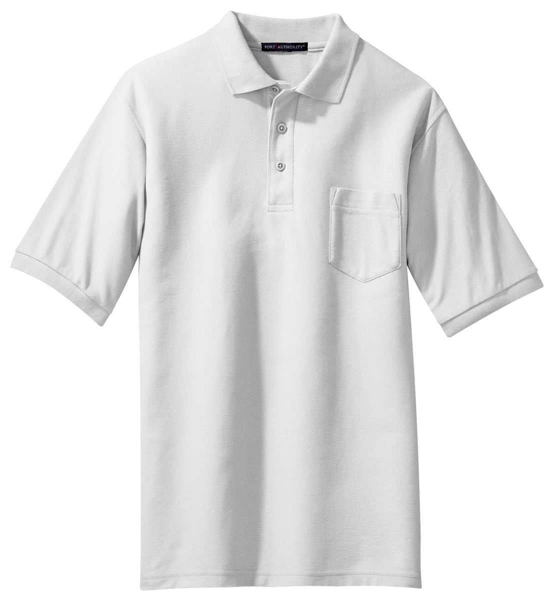 Port Authority Men's Big And Tall Silk Touch Pocket Polo Shirt