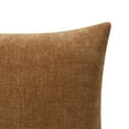 thumbnail image 5 of Mainstays Solid Chenille Decorative Pillow Set, Brown, 18" x 18", 2 Pieces, 5 of 5