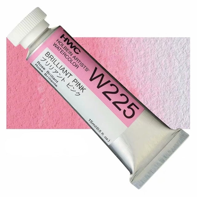 Holbein Acuarelas Profesionales para Artistas, Tubo de 15ml, Ideal para Pintores, Aficionados, Principiantes y Estudiantes, A-W225