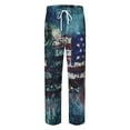 thumbnail image 4 of JLFKNG Mens Casual Pants Independence Day Patriotic Printed Pajama Pants Ankle Length Breathable Loose Fit Suitable For Sports, 4 of 7