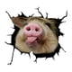 thumbnail image 2 of Creative 3D Funny Pig Etiqueta de la ventana del coche Gráficos de animales Pegatinas de vidrio a prueba de agua Durable Pasta de la ventana del coche A Gloria Adhesivo para ventana de coche, 2 of 9