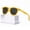 Yellow, variant on Whiteleopard Retro Oversized Square Sunglasses with UV400 Protection, Stylish Outdoor Eyewear for Driving and Vacation