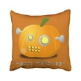 thumbnail image 1 of RYLABLUE Decorative Pillowcases Robot Pumpkin Halloween Throw Pillow Covers Cases Cushion Cover Case Sofa 18x18 Inches Two Side, 1 of 1