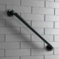 thumbnail image 2 of Kingston Brass DR714240 Metropolitan 24" Grab Bar, 1-1/4" Diameter, Matte Black, 2 of 4