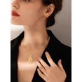 thumbnail image 3 of TANGPOET Saint Michael Medal Necklace Protection Necklace for Women, 3 of 5