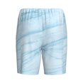 thumbnail image 7 of Daiia Light Blue Marble Mens Woven Stretch Pajama Short,Short Pajama Pants-X-Large, 7 of 7