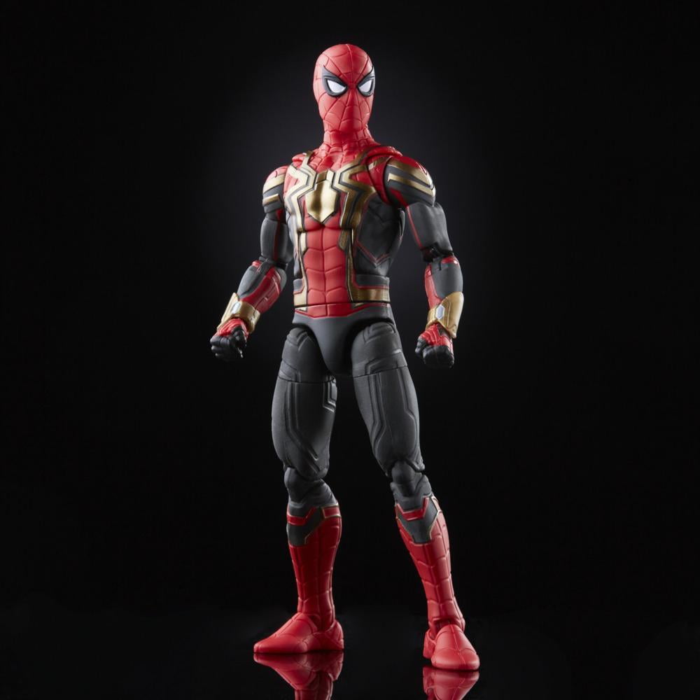 Marvel Legends Series Integrated Suit Spider-Man 6-inch Collectible Action Figure Toy, 2 Accessories
