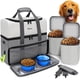 thumbnail image 1 of Bolsa de Viaje Mancro para Perros con Contenedores de Comida y Platos Plegables, 1 of 8