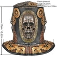 thumbnail image 2 of Disfraz de cosplay de resina con forma de calavera steampunk con engranajes, 2 of 2