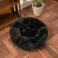 thumbnail image 1 of Perrera de peluche para perros, cama redonda para gatos, sofá cama para dormir para mascotas en otoño e invierno, 1 of 4