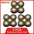 thumbnail image 3 of Er na WAHFOX Tête de Rasoir de Remplacement Rasoir Électrique Lame de Rasoir en Acier Inoxydable 5 Lames Flottantes, 2 Pcs, 3 of 9
