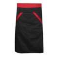 thumbnail image 1 of Delantal de bolsillo unisex Cocina Camarero Chef Carnicero Restaurante Cocinero Vestido Negro Likrtyny Para estrenar, 1 of 6