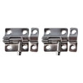 thumbnail image 1 of 41*30mm Door Hardware Door Latch Sliding Bolt 2PCS Accessories Door Hardware Door Latch Gate Safety Lock Hardware, 1 of 11