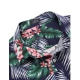 thumbnail image 5 of COOFANDY Mens Hawaiian Shirts Short Sleeve Casual Button Down Tropical Beach Shirt, 5 of 6