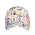 thumbnail image 2 of Naloa Original Classic Low Profile Hat Men Women Baseball Cap Dad Hat Adjustable Unconstructed Spring Flowers Birds Print Cap, 2 of 9