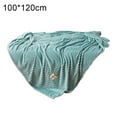 thumbnail image 2 of Ludlz HOME Flannel Throw Blanket - Soft Cozy Warm Blanket for Couch Bed Sofa Chair Winter Solid Color Thick Warm Sofa Couch Bed Soft Throw Blanket Bedroom Bedding, 2 of 7