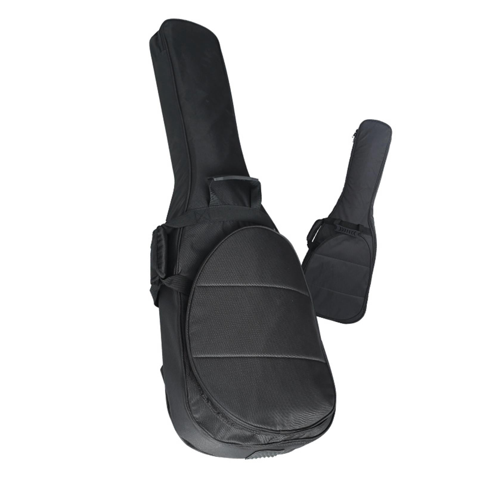 LeeQinersw Electric Guitar Bag Padded Backpack Large Front Pocket Wear Resistant Convenient