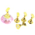 thumbnail image 1 of 6pcs Nail Tips Stand Holder Alloy Nail Art Rhinestone Display Tip Holder Salon DIY Practice Manicure Tool  Colorful, 1 of 6