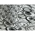 thumbnail image 4 of Ambesonne Abstract Quilted Bedspread Set 3 Pcs, Circles Dots Modern, King Size, Grey Black White, 4 of 5