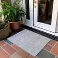 thumbnail image 6 of Addison Rugs Chantille Indoor/Outdoor Transitional Floral Silver Washable Rectangle Rug, 1'8" x 2'6", 6 of 6