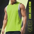 thumbnail image 4 of Chaleco deportivo para hombre, transpirable, de secado rápido, empalme, respetuoso con la piel, para yeacher SG, 4 of 7