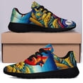 thumbnail image 3 of Kentucky Stte Cardinal and Goldenrod Flower Shoes Sneakers for Women Men Black Size 8.5, 3 of 7