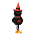 thumbnail image 1 of Black cat Colgante de calabaza para Halloween, adorno de muñeca, muñecas de calavera de bruja, fiesta de diciembre, 1 of 5