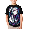 thumbnail image 4 of Boys Girls Jujutsu Anime Kaise T-Shirt Crewneck Short Sleeve Tee Shirt Tops for Kids Teens, 4 of 8