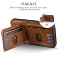 thumbnail image 3 of Shockproof Leather Wallet Case With Card Slots For Iphone 15 Series, iPhone 13, 3 of 9
