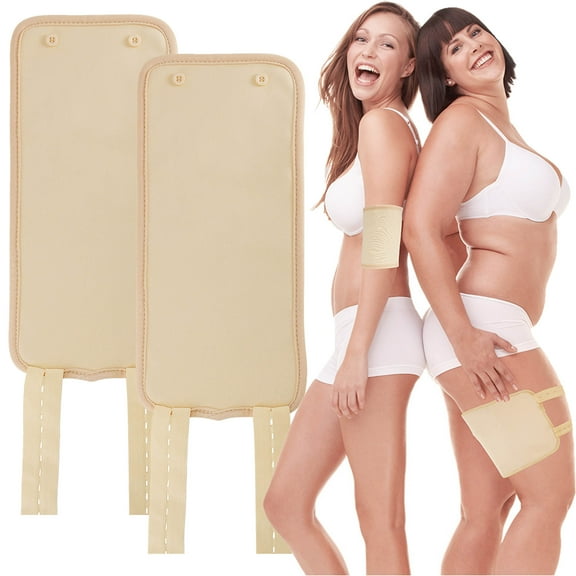 Aliver 2 PCS Castor Oil Pack Wraps for Legs, Organic Cotton Breathable & Waterproof, with Adjustable Strap, Support Machine Wash