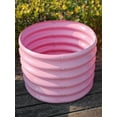 thumbnail image 4 of Kids Raised Garden Beds Outdoor (4-Pack)-24x24x18in Round Galvanized Metal Planter Box for Planting Vegetables, Flowers, Fruits, Eco-Safe & Easy Setup, Blush Pink, 4 of 6