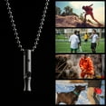 thumbnail image 5 of Key Unity Titanium Whistle, EDC Necklace Signal Whistle for Outdoor Safety, Camping, Hiking, Training, 5 of 10