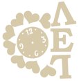 thumbnail image 3 of Wall Clock Sticker, Stylish Safe Wall Clock With Excellent Effect For Living Room Yellow, 3 of 8
