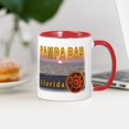 thumbnail image 3 of CafePress - Tampa Bay Florida Compass Ros Mug - 11 oz Ceramic Mug - Novelty Coffee Tea Cup, 3 of 4